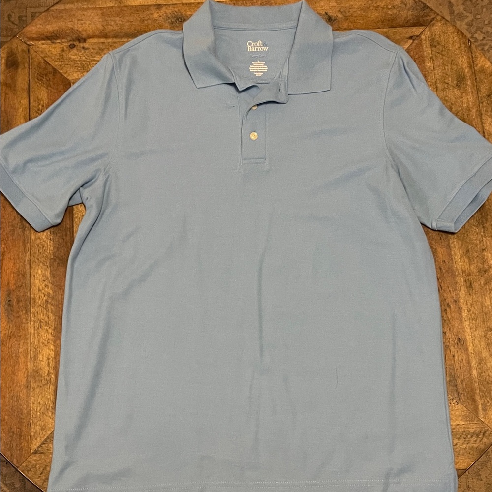 Croft & Barrow Men's Light Blue Polo